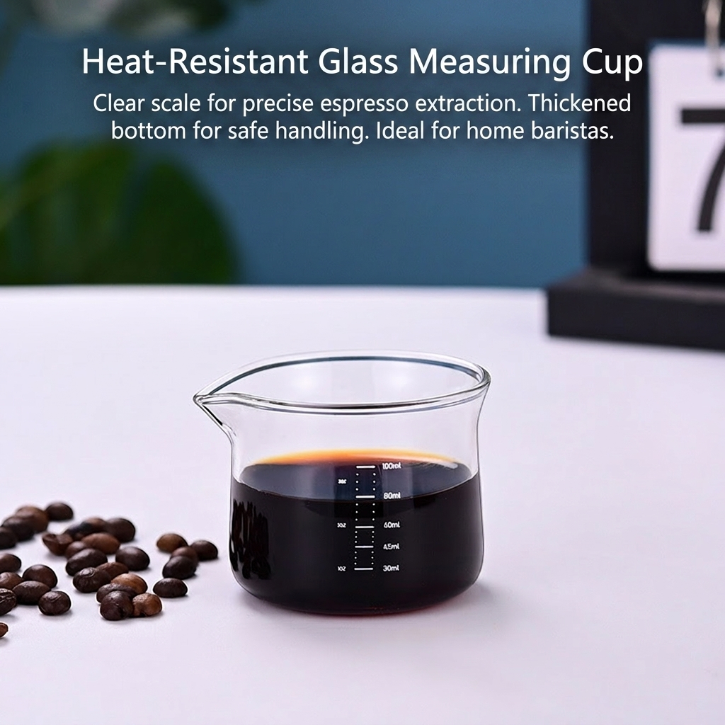 Espresso Shot Glass - 1pc Espresso Shot Glas Borosilicaatglas voor