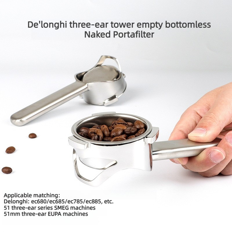 Coffee Equipment Espresso - Delonghi 51 mm portafilter zonder bodem,