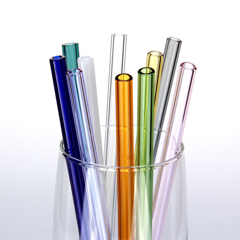 Espresso Shot Glass - 2 Stuks Kleurrijke Rietjes Hoge Borosilicaatglas