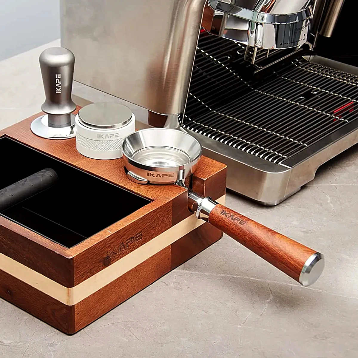 IKAPE Bodemloze Filterhouder v - Portafilter 58Mm recensie en prijs