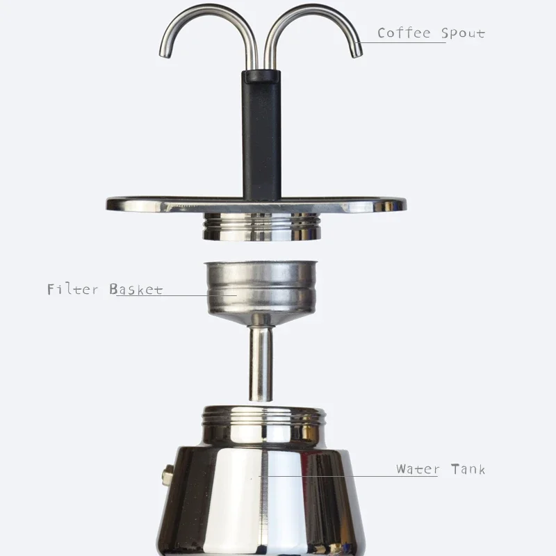 200Ml Mini Moka Pot Dubbele Bu - Coffee Equipment Espresso recensie en prijs