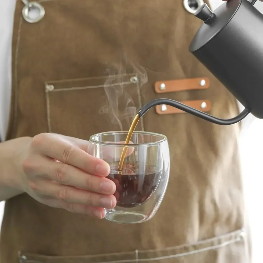 6 stks Helder Dubbelwandige Gl - Espresso Shot Glass recensie en prijs