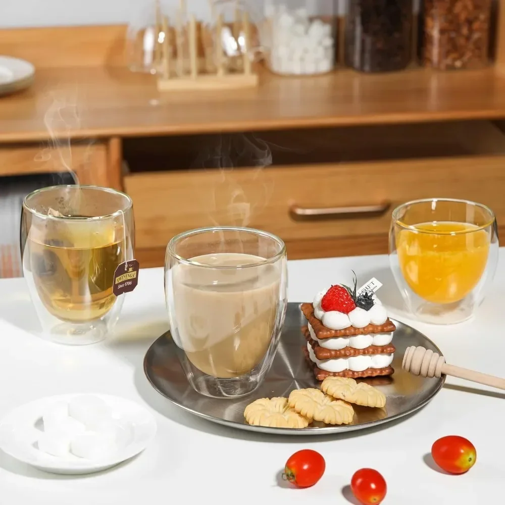 6 stks Helder Dubbelwandige Gl - Espresso Shot Glass recensie en prijs