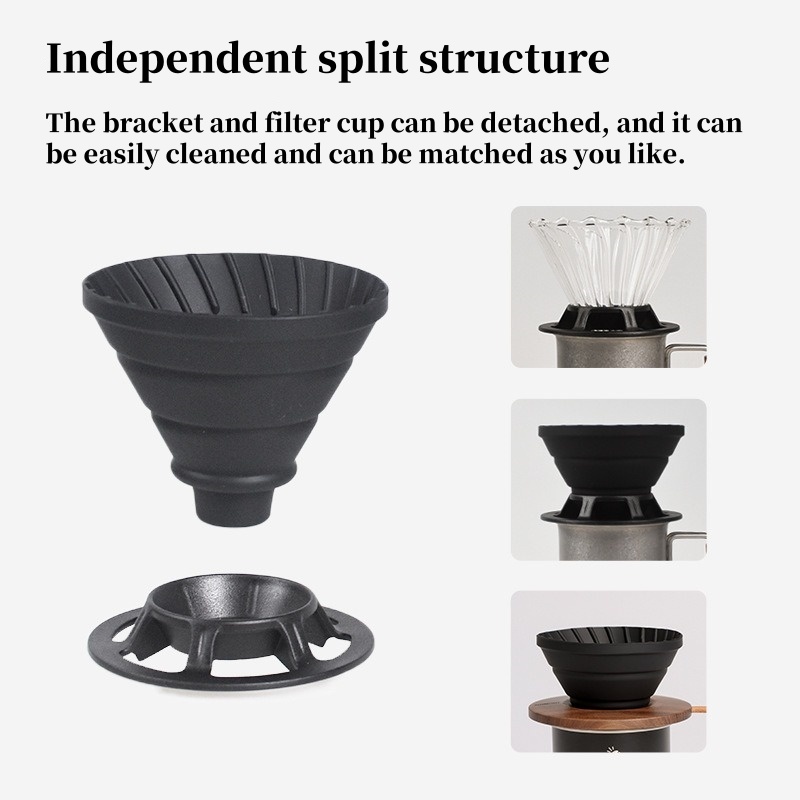 Opvouwbare koffiefilter Draagb - Dosing Funnel Ring recensie en prijs