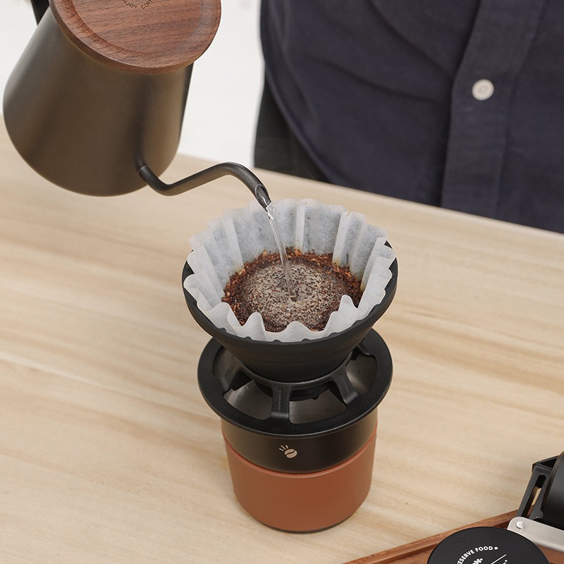 Opvouwbare koffiefilter Draagb - Dosing Funnel Ring recensie en prijs