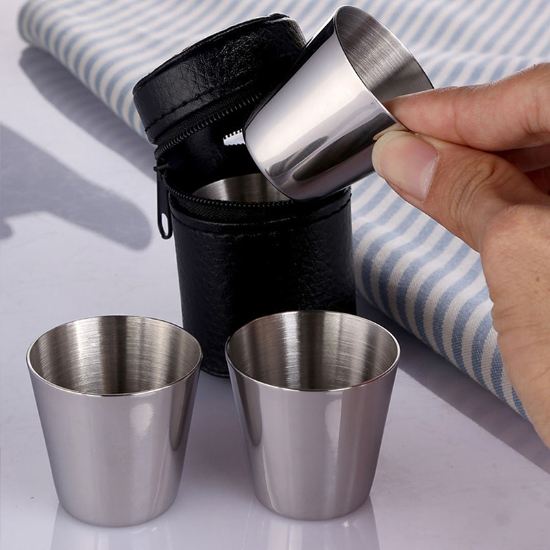 4/6 Stuks Roestvrij Stalen Bek - Espresso Shot Glass recensie en prijs