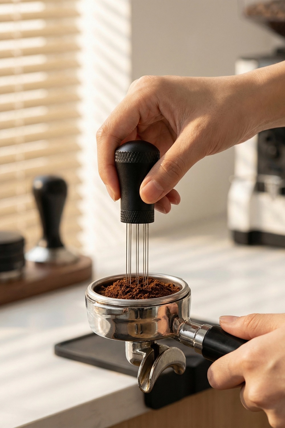 Espresso Roerstaafje Distribut - Coffee Equipment Espresso recensie en prijs