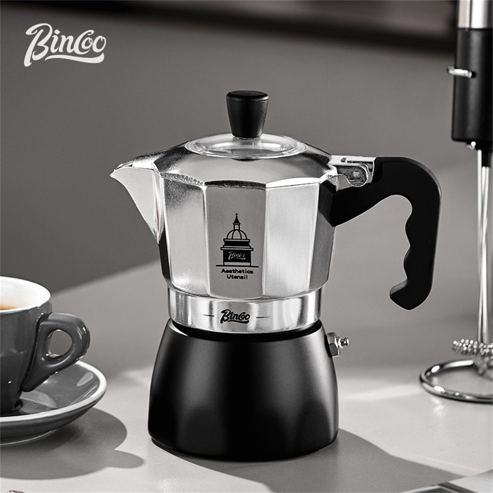 BINCOO Moka Pot met dubbele kl - Coffee Equipment Espresso recensie en prijs