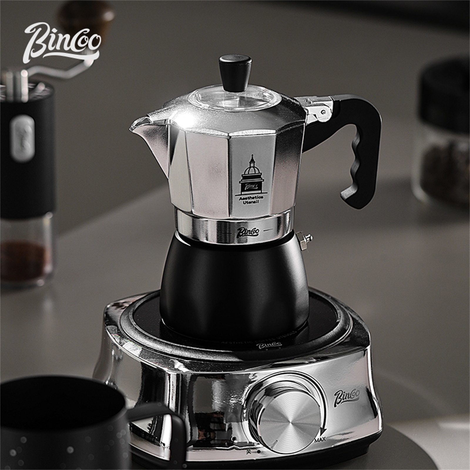 BINCOO Moka Pot met dubbele kl - Coffee Equipment Espresso recensie en prijs
