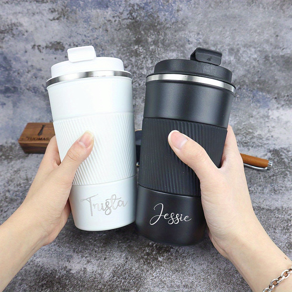 Gegraveerde reismok van roestv - Coffee Equipment Usa recensie en prijs