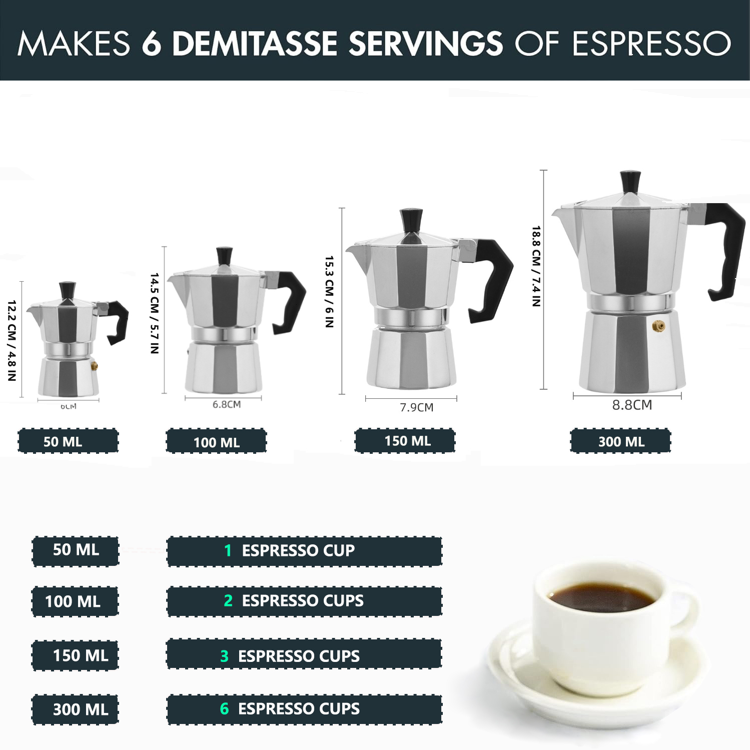Klassieke aluminium moka pot 5 - Coffee Equipment Espresso recensie en prijs