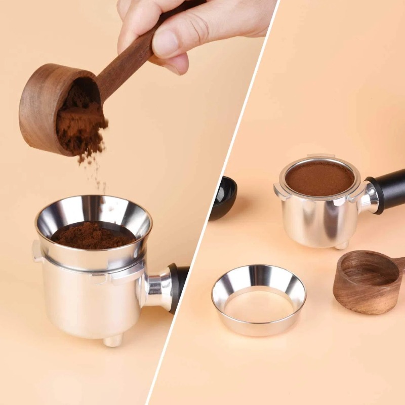 Roestvrijstalen espresso-dosee - Dosing Funnel Ring recensie en prijs