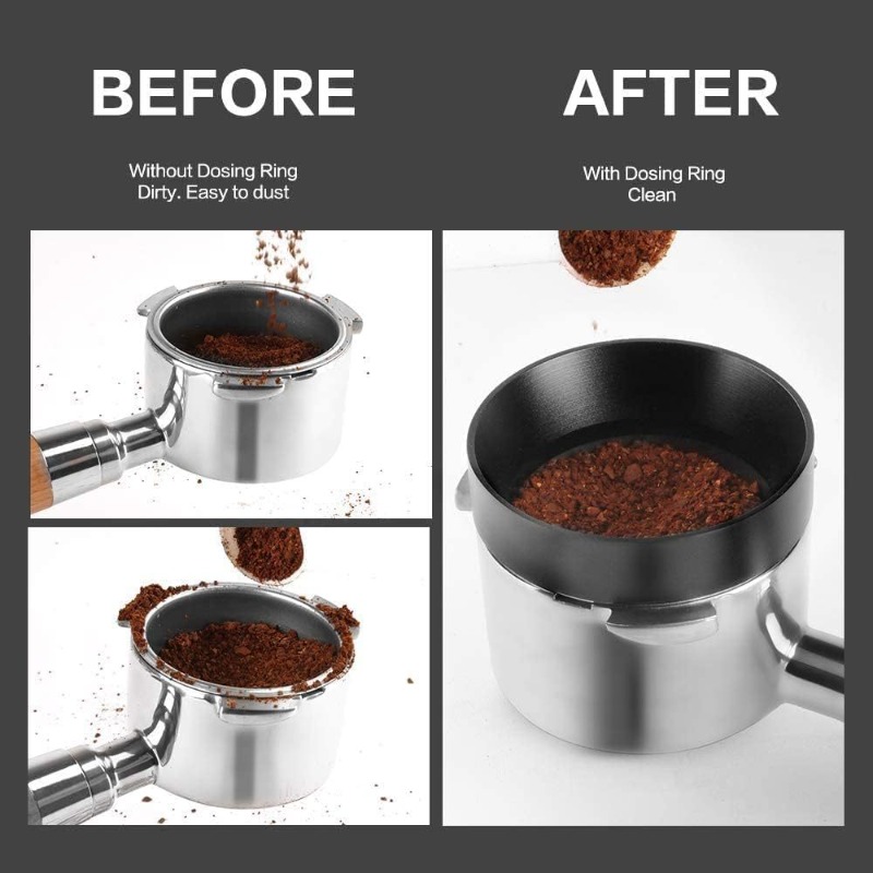Roestvrijstalen espresso-dosee - Dosing Funnel Ring recensie en prijs