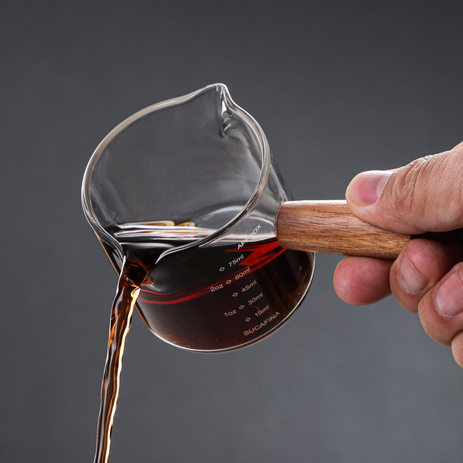 50-250 ml houten handvat glaze - Espresso Shot Glass recensie en prijs