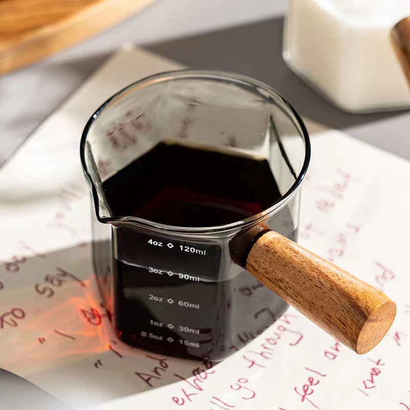 50-250 ml houten handvat glaze - Espresso Shot Glass recensie en prijs
